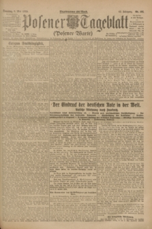 Posener Tageblatt (Posener Warte). Jg.62, Nr. 102 (6 Mai 1923) + dod.