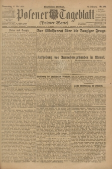 Posener Tageblatt (Posener Warte). Jg.62, Nr. 109 (17 Mai 1923) + dod.