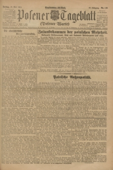 Posener Tageblatt (Posener Warte). Jg.62, Nr. 110 (18 Mai 1923) + dod.