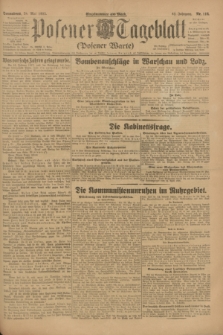 Posener Tageblatt (Posener Warte). Jg.62, Nr. 116 (26 Mai 1923) + dod.
