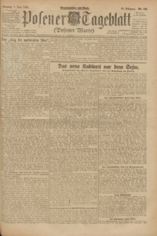 Posener Tageblatt (Posener Warte). Jg.62, Nr. 122 (3 Juni 1923) + dod.