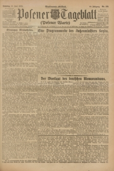 Posener Tageblatt (Posener Warte). Jg.62, Nr. 128 (10 Juni 1923) + dod.