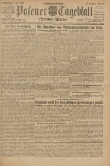Posener Tageblatt (Posener Warte). Jg.62, Nr. 131 (14 Juni 1923) + dod.