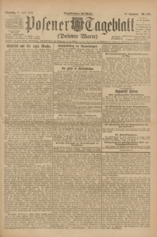 Posener Tageblatt (Posener Warte). Jg.62, Nr. 135 (19 Juni 1923) + dod.