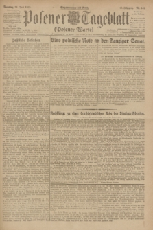 Posener Tageblatt (Posener Warte). Jg.62, Nr. 141 (26 Juni 1923) + dod.