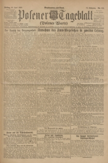 Posener Tageblatt (Posener Warte). Jg.62, Nr. 144 (29 Juni 1923) + dod.