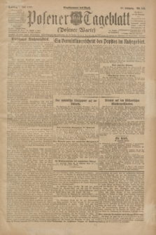 Posener Tageblatt (Posener Warte). Jg.62, Nr. 145 (1 Juli 1923) + dod.