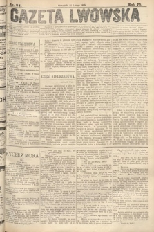 Gazeta Lwowska. 1885, nr 34