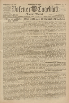 Posener Tageblatt (Posener Warte). Jg.62, Nr. 162 (21 Juli 1923) + dod.