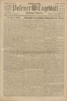 Posener Tageblatt (Posener Warte). Jg.62, Nr. 164 (24 Juli 1923) + dod.