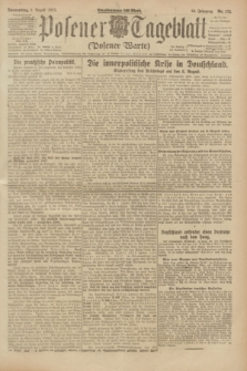 Posener Tageblatt (Posener Warte). Jg.62, Nr. 172 (2 August 1923) + dod.
