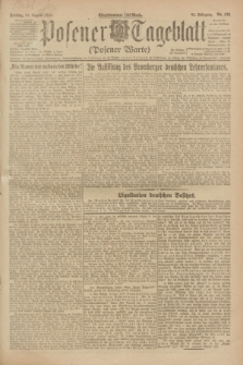Posener Tageblatt (Posener Warte). Jg.62, Nr. 179 (10 August 1923) + dod.