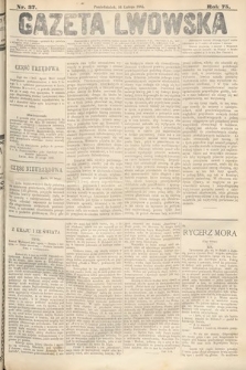 Gazeta Lwowska. 1885, nr 37