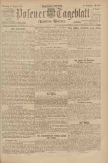 Posener Tageblatt (Posener Warte). Jg.62, Nr. 193 (28 August 1923) + dod.