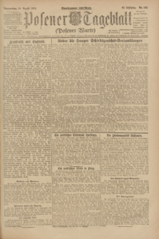 Posener Tageblatt (Posener Warte). Jg.62, Nr. 195 (30 August 1923) + dod.