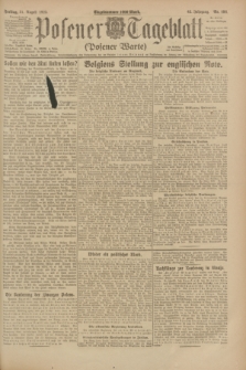 Posener Tageblatt (Posener Warte). Jg.62, Nr. 196 (31 August 1923) + dod.