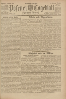 Posener Tageblatt (Posener Warte). Jg.62, Nr. 204 (9 September 1923) + dod.