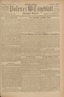 Posener Tageblatt (Posener Warte). Jg.62, Nr. 206 (12 September 1923)