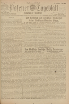 Posener Tageblatt (Posener Warte). Jg.62, Nr. 210 (16 September 1923) + dod.