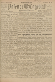 Posener Tageblatt (Posener Warte). Jg.62, Nr. 216 (23 September 1923) + dod.