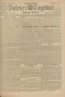 Posener Tageblatt (Posener Warte). Jg.62, Nr. 219 (27 September 1923) + dod.