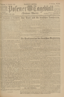 Posener Tageblatt (Posener Warte). Jg.62, Nr. 221 (29 September 1923) + dod.