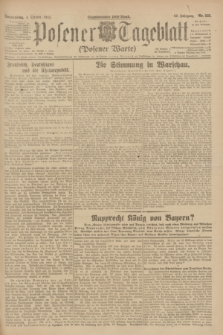 Posener Tageblatt (Posener Warte). Jg.62, Nr. 225 (4 Oktober 1923) + dod.