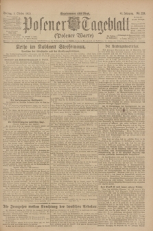 Posener Tageblatt (Posener Warte). Jg.62, Nr. 226 (5 Oktober 1923) + dod.