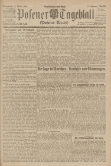 Posener Tageblatt (Posener Warte). Jg.62, Nr. 233 (13 Oktober 1923) + dod.