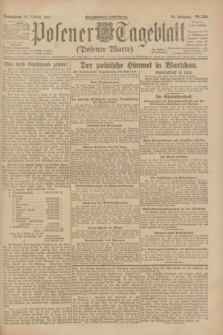 Posener Tageblatt (Posener Warte). Jg.62, Nr. 245 (27 Oktober 1923) + dod.