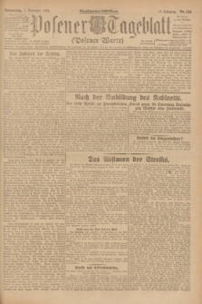 Posener Tageblatt (Posener Warte). Jg.62, Nr. 249 (1 November 1923) + dod.