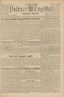 Posener Tageblatt (Posener Warte). Jg.62, Nr. 263 (18 November 1923) + dod.