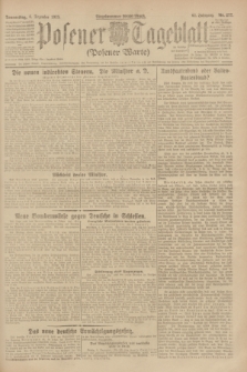Posener Tageblatt (Posener Warte). Jg.62, Nr. 277 (6 Dezember 1923)