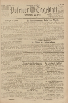 Posener Tageblatt (Posener Warte). Jg.62, Nr. 278 (7 Dezember 1923) + dod.