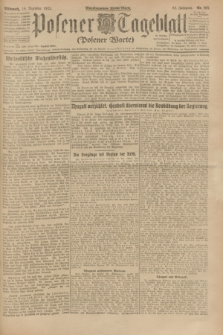 Posener Tageblatt (Posener Warte). Jg.62, Nr. 287 (19 Dezember 1923) + dod.