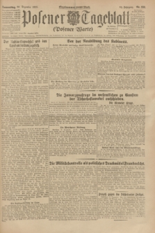Posener Tageblatt (Posener Warte). Jg.62, Nr. 288 (20 Dezember 1923) + dod.