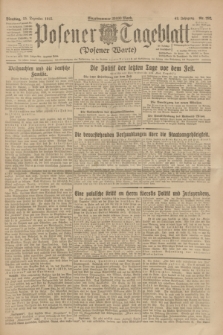 Posener Tageblatt (Posener Warte). Jg.62, Nr. 292 (25 Dezember 1923) + dod.
