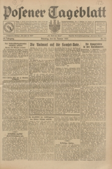 Posener Tageblatt. Jg.68, Nr. 18 (22 Januar 1929) + dod.