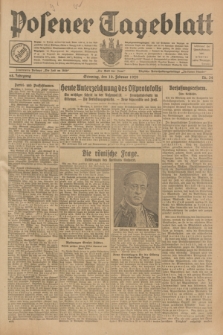 Posener Tageblatt. Jg.68, Nr. 34 (10 Februar 1929) + dod.