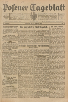 Posener Tageblatt. Jg.68, Nr. 42 (20 Februar 1929) + dod.