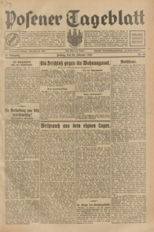 Posener Tageblatt. Jg.68, Nr. 44 (22 Februar 1929) + dod.