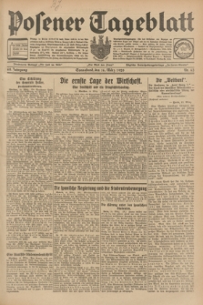 Posener Tageblatt. Jg.68, Nr. 63 (16 März 1929) + dod.