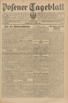 Posener Tageblatt. Jg.68, Nr. 70 (24 März 1929) + dod.