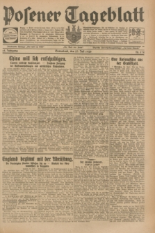 Posener Tageblatt. Jg.68, Nr. 170 (27 Juli 1929) + dod.