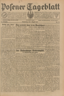 Posener Tageblatt. Jg.68, Nr. 174 (1 August 1929) + dod.