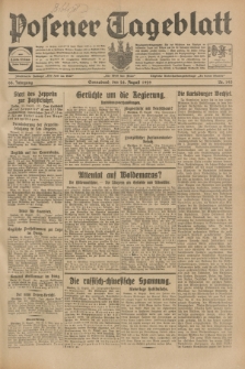 Posener Tageblatt. Jg.68, Nr. 193 (24 August 1929) + dod.