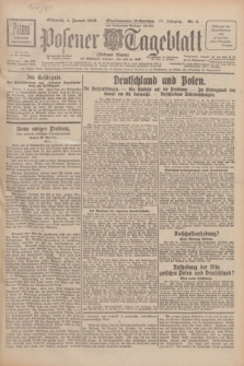 Posener Tageblatt (Posener Warte). Jg.67, Nr. 3 (4 Januar 1928) + dod.