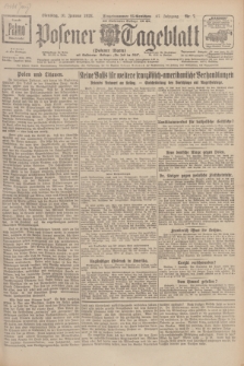 Posener Tageblatt (Posener Warte). Jg.67, Nr. 7 (10 Januar 1928) + dod.