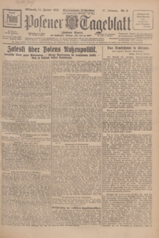 Posener Tageblatt (Posener Warte). Jg.67, Nr. 8 (11 Januar 1928) + dod.