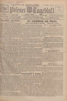Posener Tageblatt (Posener Warte). Jg.67, Nr. 10 (13 Januar 1928) + dod.